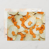 Vis en chips briefkaart (Voorkant / Achterkant)