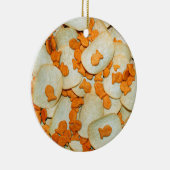 Vis en chips keramisch ornament (Rechts)