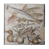 Vis en eenden - Romeins mozaïek Tegeltje (Voorkant)