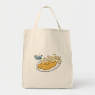 vis en friet tote bag