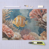Vis en Koraal Acryl Schilderen Tissuepapier (Craft)