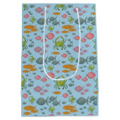 Vis en krabben medium cadeauzakje (Achterkant)