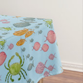 Vis en krabben tafelkleed (Voorbeeld)