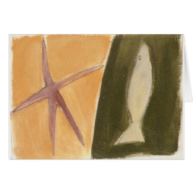 vis en zeester (Voorkant Horizontaal)