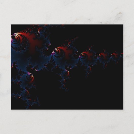 Vis - Fractale kunst Briefkaart (Voorkant)