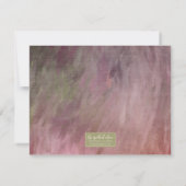 vis gepersonaliseerd briefpapier notitiekaartje (Achterkant)