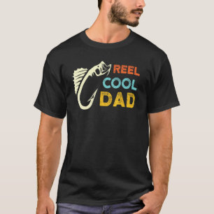 Vis Grootbekbaars Vissen Haken Reel Cool Vader V T-shirt