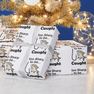 Vis haak te scherp om gevangen te worden Grappige Cadeaupapier