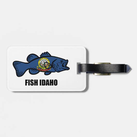 Vis Idaho Bagagelabel (Achterkant horizontaal)