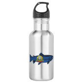 Vis Idaho forel Waterfles (Voorkant)