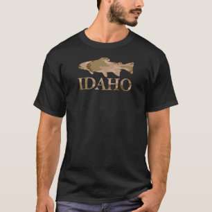 Vis Idaho Olijf Camo Forel T-shirt