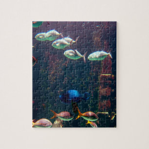 Vis in Aquarium Legpuzzel