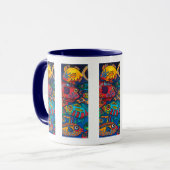 "Vis in de Fast Lane" Drank Mok (Voorkant links)