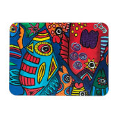 Vis in de Fast Lane Magneet (Horizontaal)