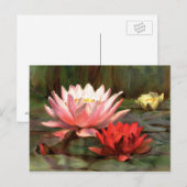Vis in de Lily Pads - Briefkaart (Voorkant / Achterkant)