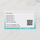 Vis in Visitekaartjes van rietaquarium (Achterkant)