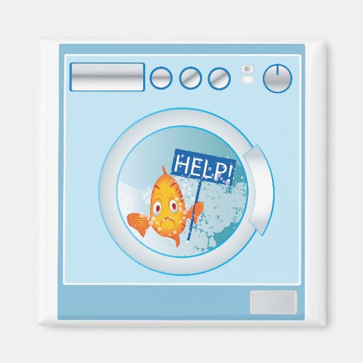 Vis in wasmachinemagneet magneet (Voorkant)