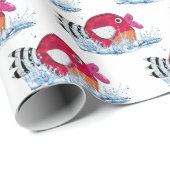 Vis in water cadeaupapier (Rol Hoek)