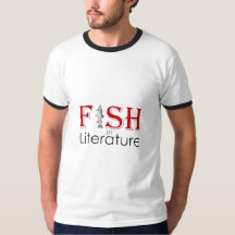 Vis is literatuur Grappige Visvangst Citaat T-shir