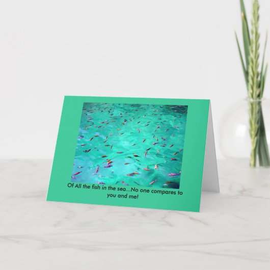 vis kaart (Voorkant)