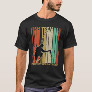 vis kan worden teruggetrokken als ze mijn naam Re T-shirt