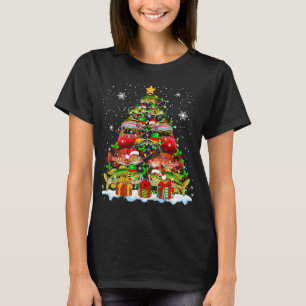 Vis Kerstboom Prettig VisKerst Feestelijke Kerst T-shirt