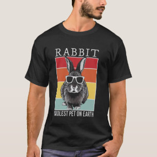 Vis Koelste Huisdier Op Aarde Retro Zonnebril Grap T-shirt