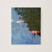 Vis, Koi Carps in vijver Legpuzzel (Verticaal)