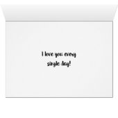 Vis la Saint Valentin Je t’aime tous les jours ! (Intérieur Horizontal (Bas))