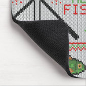 Vis Lelijke Kersttrui Muismat (Hoek)