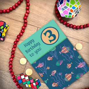 Vis Leuke Inspirivity Gepersonaliseerd Verjaardag Kaart