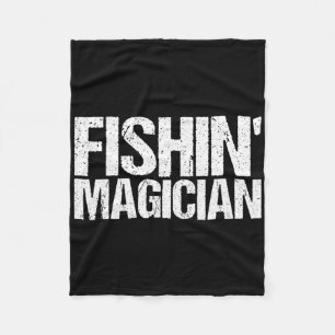 Vis Magiër Shirt Grappig Vissen Fleece Deken