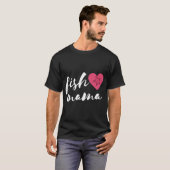 Vis mama 2 t-shirt (Voorkant volledig)