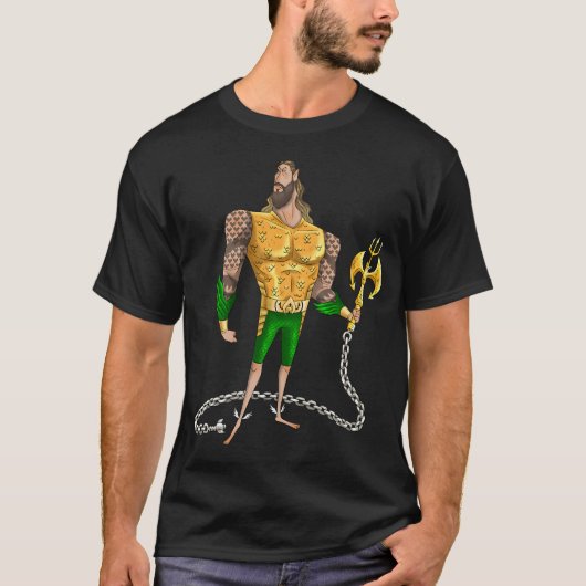 Vis Man T-shirt (Voorkant)