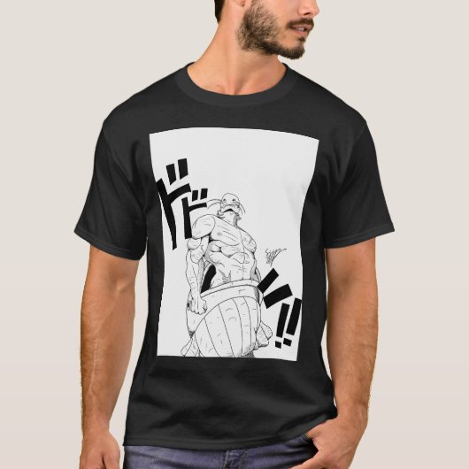 Vis Man T-shirt (Voorkant)