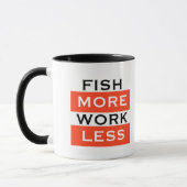 Vis meer werk minder koffie-Mok Mok (Links)