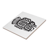 Vis, Mexicaanse hiërogliefen (Maya) Tegeltje (Zijkant)