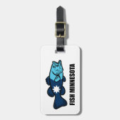 Vis Minnesota Bagagelabel (Voorkant verticaal)
