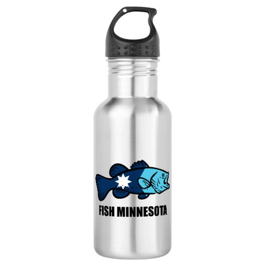Vis Minnesota Waterfles (Voorkant)