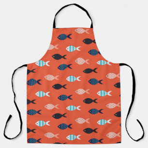 vis naadloos. Shoal of fish in ro Schort