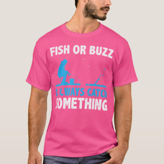 Vis of buz ik krijg altijd iets Gevist ijs T-shirt