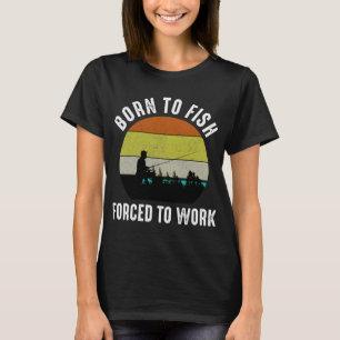 vis ontwerp, grappige uitdrukking t-shirt