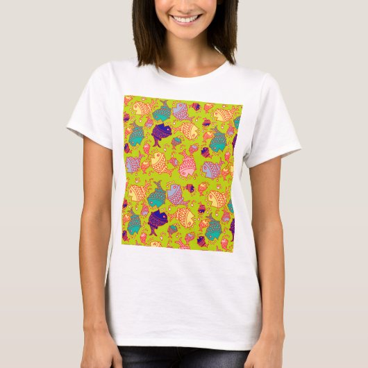 Vis ontwerp t-shirt (Voorkant)