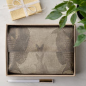  vis op bruine ontkoppeling tissuepapier (Geschenk)