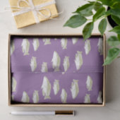 Vis op paars tissuepapier (Geschenk)