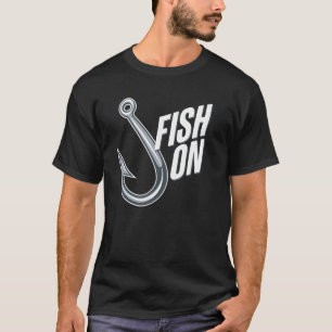 Vis Op Visliefhebber Vis Pret Visser Humor Hoek T-shirt