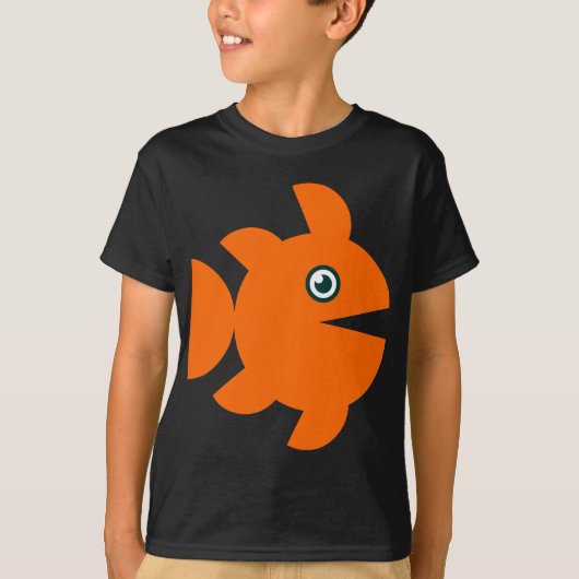 Vis - Oranje T-shirt (Voorkant)