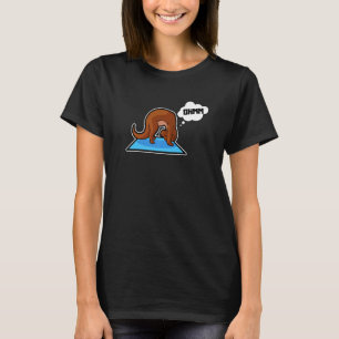 Vis Otter Yoga Houdingen Sport Turnen Ohm Hartslag T-shirt