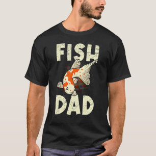 Vis papa Koi Dad Koi Pond T-shirt