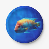 vis papieren bordje (Voorkant)